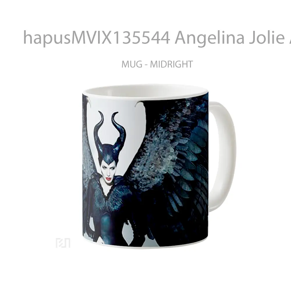 Mug Angelina Jolie As Malefica Gelas Selebriti - All-side / Desain