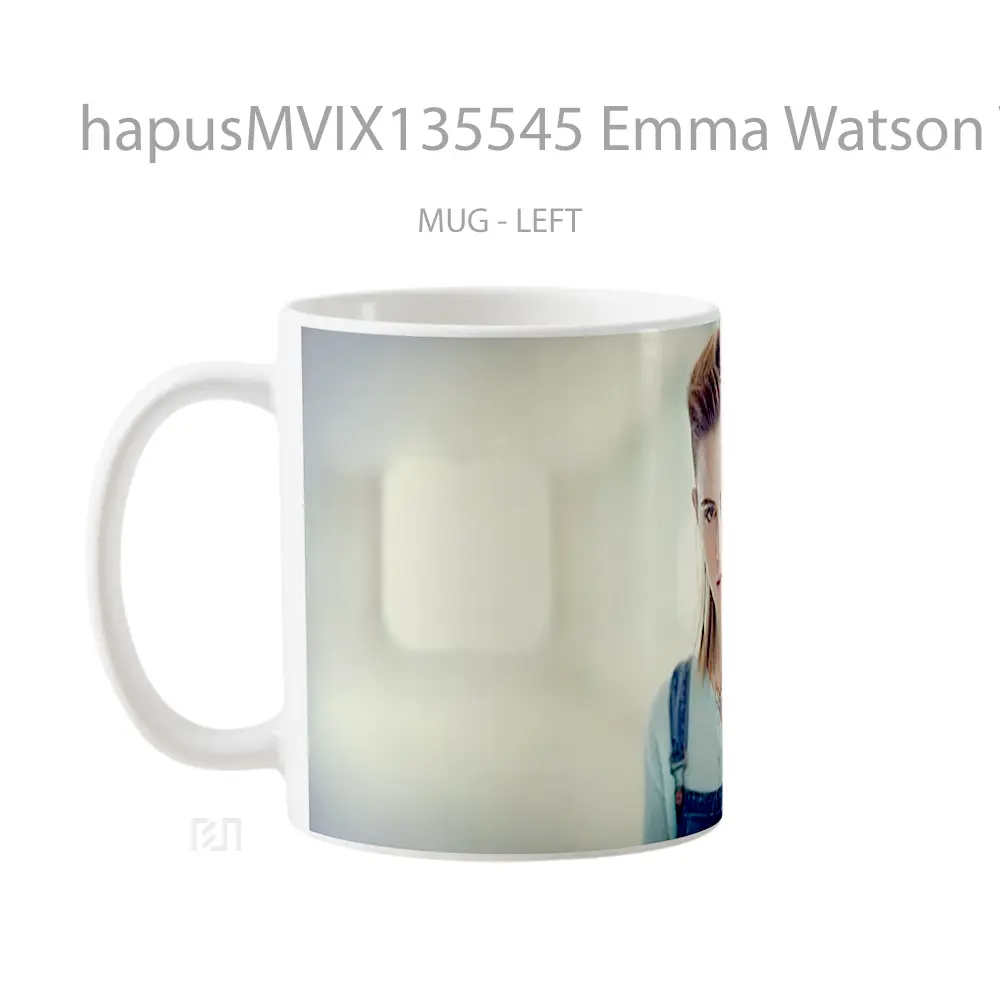 Mug Emma Watson V3 Gelas Selebriti - All-side / Desain