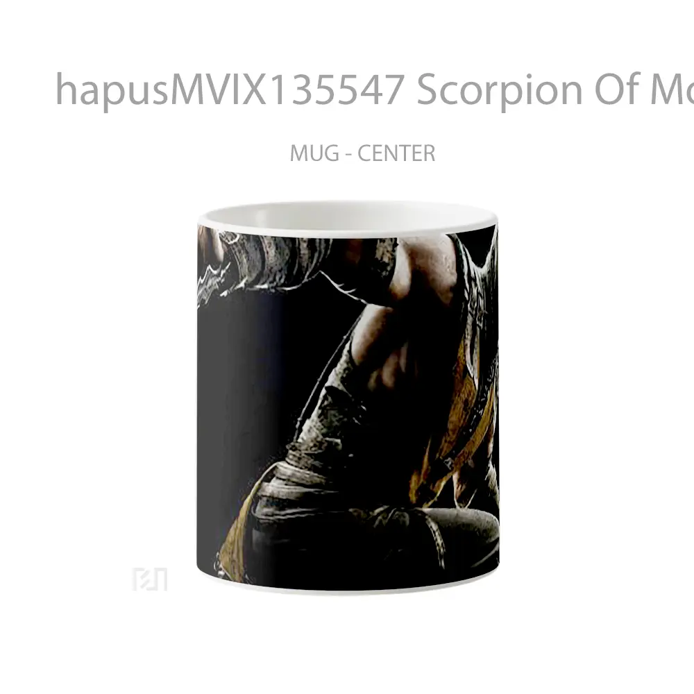 Mug Scorpion Of Mortal Kombat V1 Gelas Keramik Unik