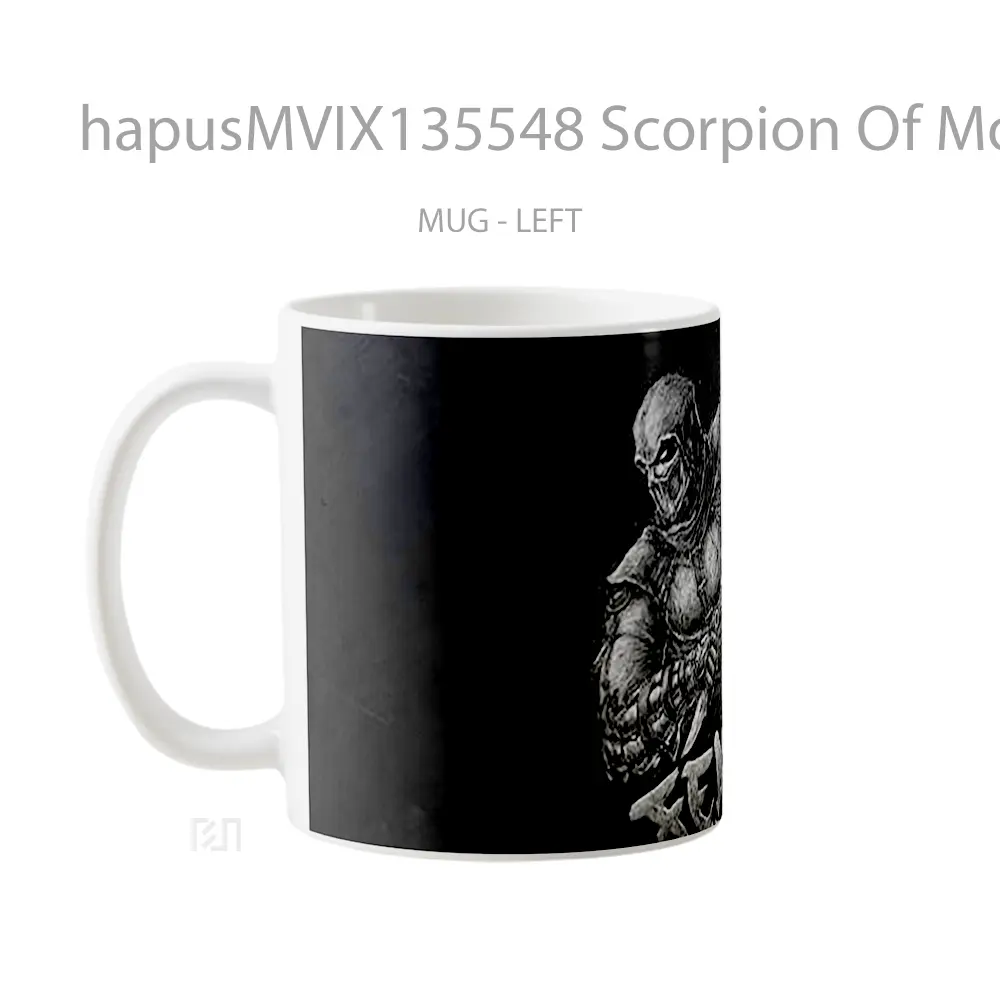 Mug Scorpion Of Mortal Kombat V2 Gelas Keramik Unik - All-side / Desain