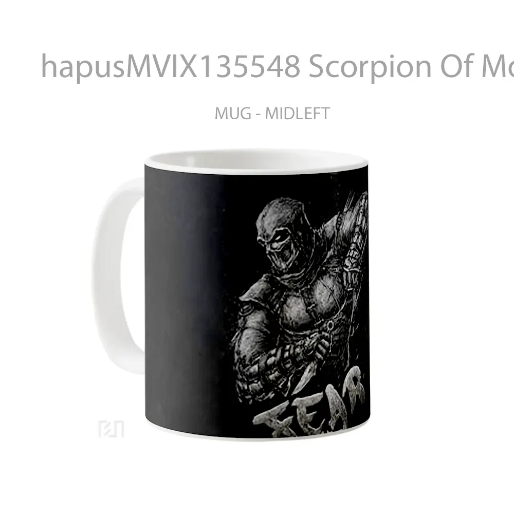 Mug Scorpion Of Mortal Kombat V2 Gelas Keramik Unik - All-side / Desain
