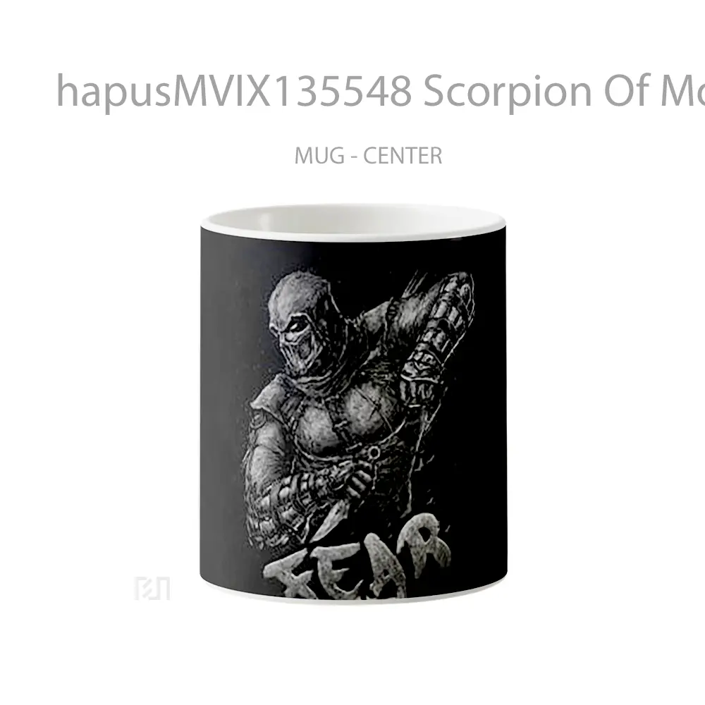 Mug Scorpion Of Mortal Kombat V2 Gelas Keramik Unik
