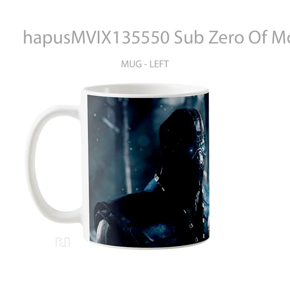 Mug Sub Zero Of Mortal Kombat V2 Gelas Keramik Unik - All-side / Desain