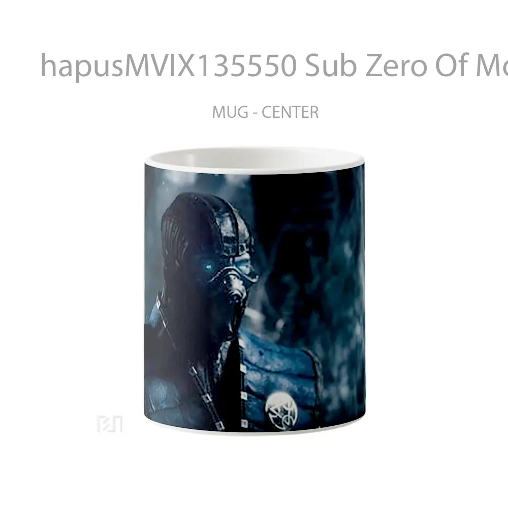 Mug Sub Zero Of Mortal Kombat V2 Gelas Keramik Unik