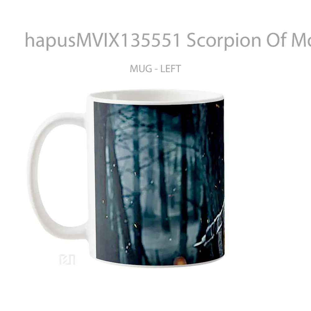Mug Scorpion Of Mortal Kombat V4 Gelas Keramik Unik - All-side / Desain