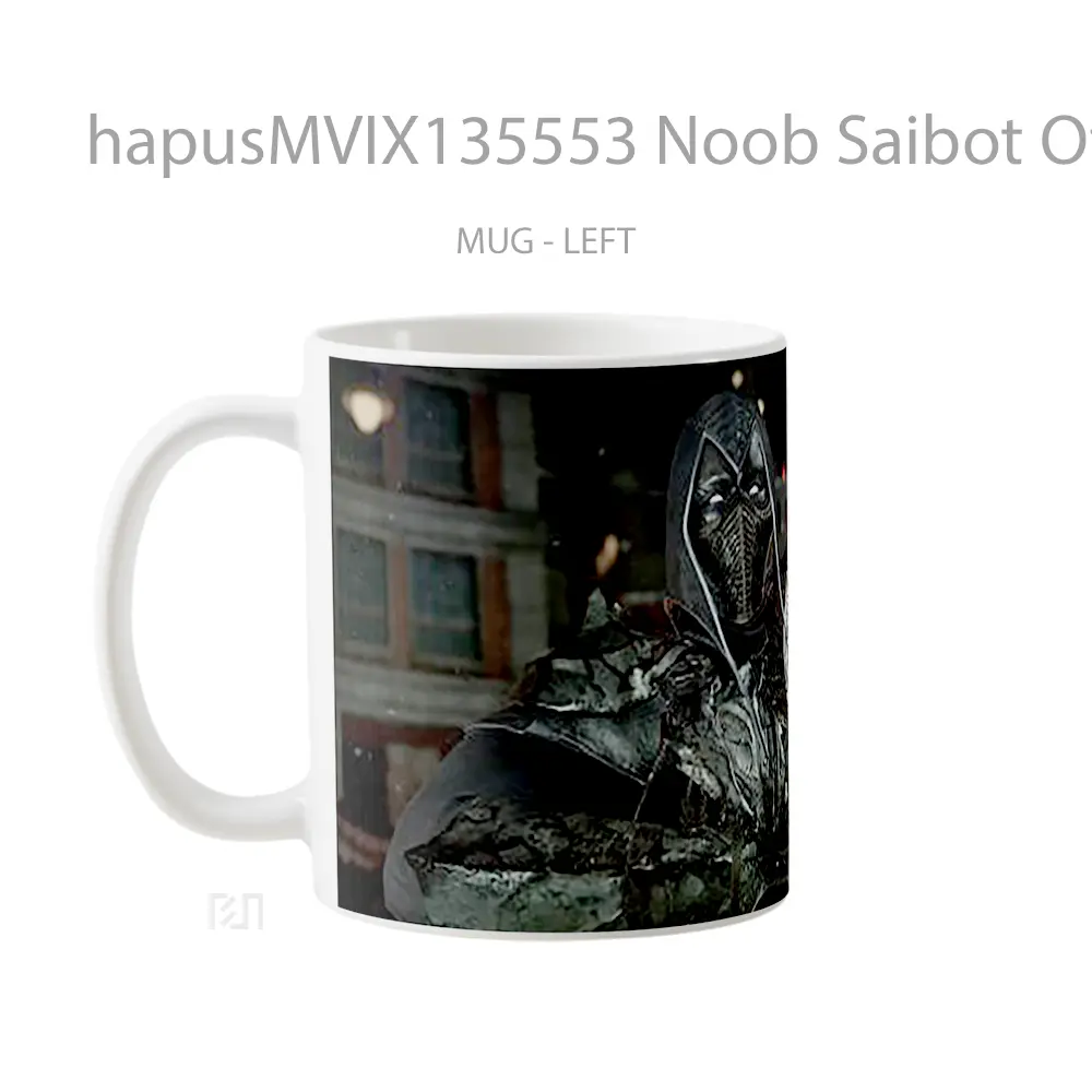 Mug Noob Saibot Of Mortal Kombat V2 Gelas Keramik Unik - All-side / Desain