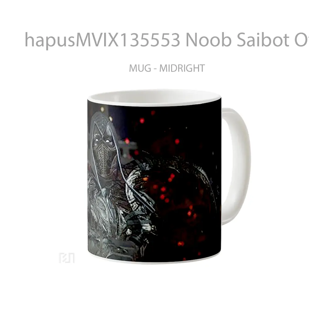 Mug Noob Saibot Of Mortal Kombat V2 Gelas Keramik Unik - All-side / Desain