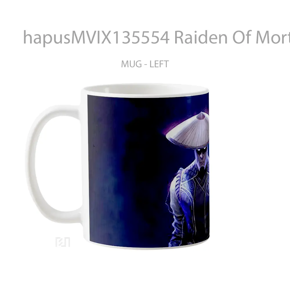 Mug Raiden Of Mortal Kombat Gelas Keramik Unik - All-side / Desain