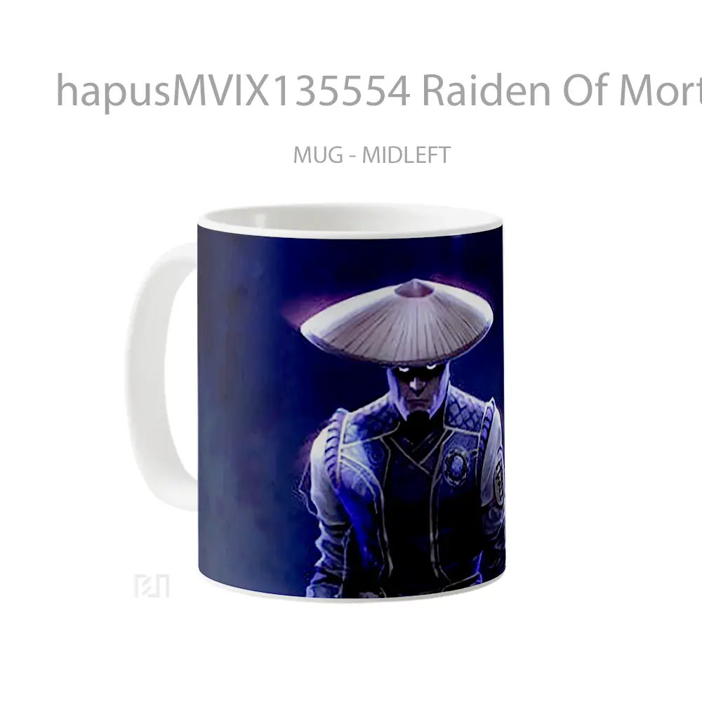 Mug Raiden Of Mortal Kombat Gelas Keramik Unik - All-side / Desain