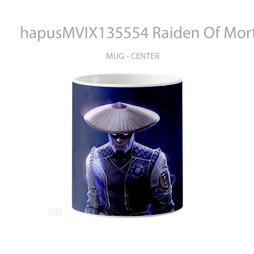 Mug Raiden Of Mortal Kombat Gelas Keramik Unik