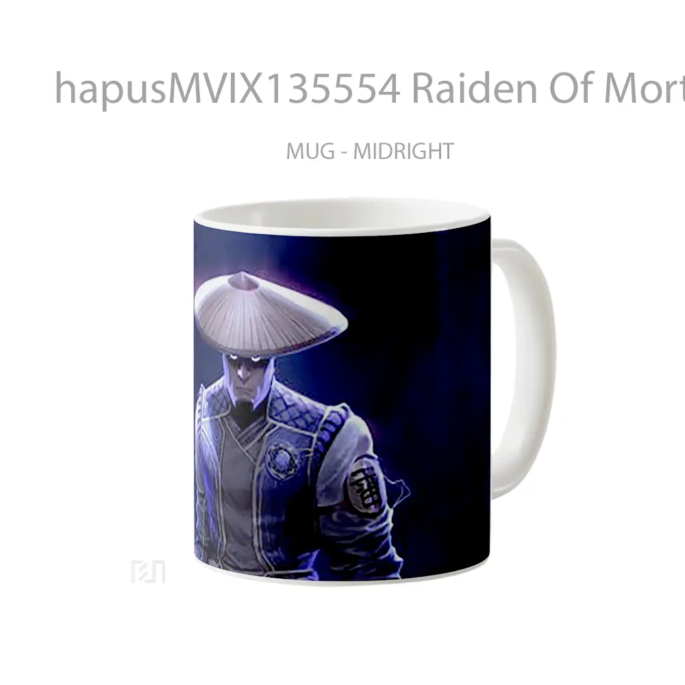 Mug Raiden Of Mortal Kombat Gelas Keramik Unik - All-side / Desain