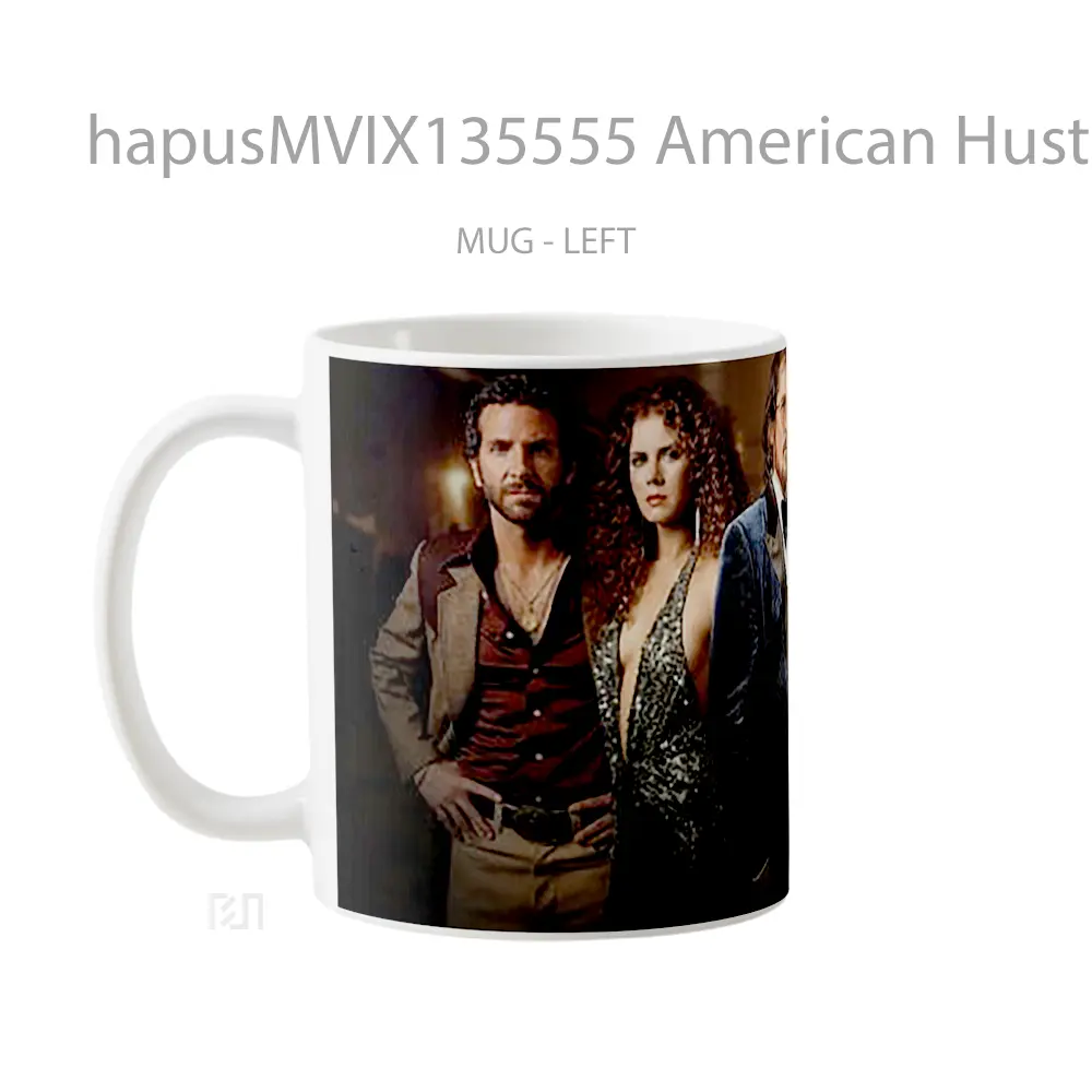 Mug American Hustle Gelas Keramik Unik - All-side / Desain