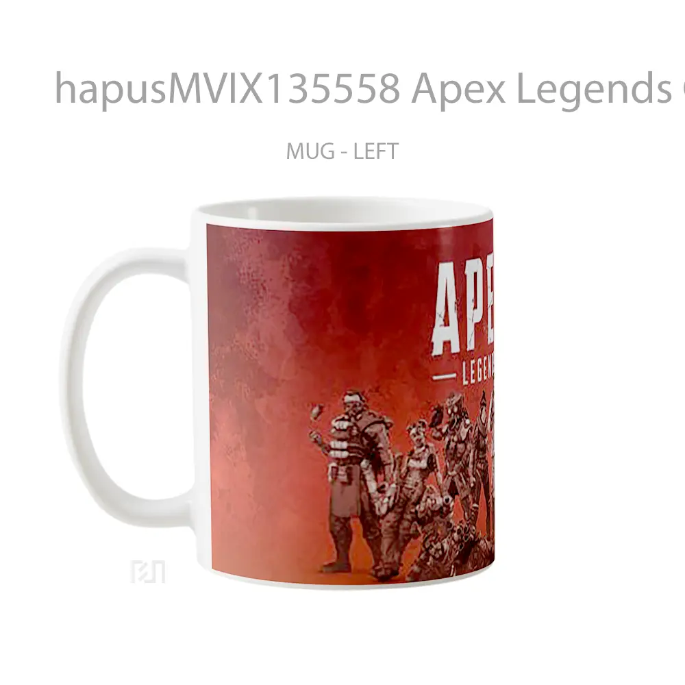 Mug Apex Legends Characters Cangkir Gamer - All-side / Desain
