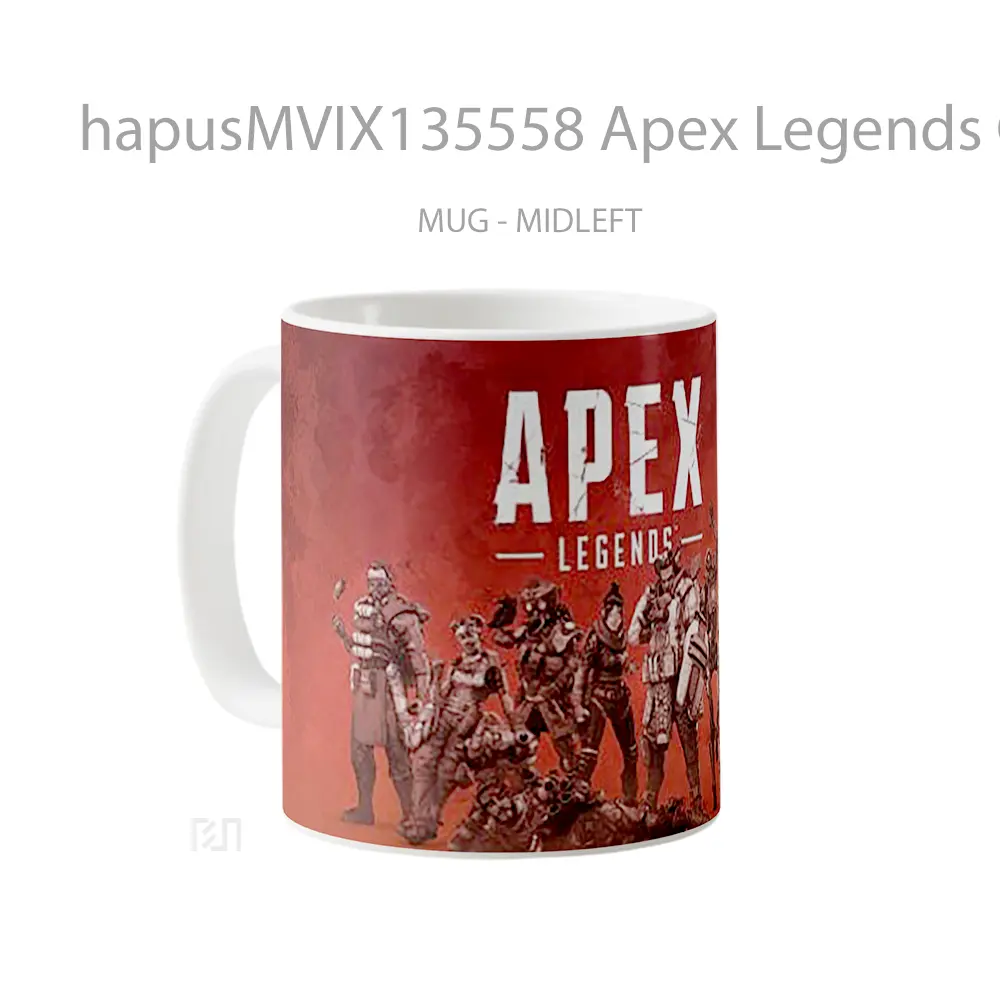 Mug Apex Legends Characters Cangkir Gamer - All-side / Desain