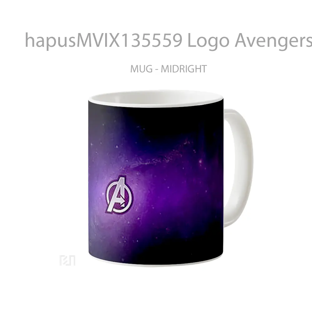 Mug Logo Avengers Endgame V1 Gelas Superhero - All-side / Desain