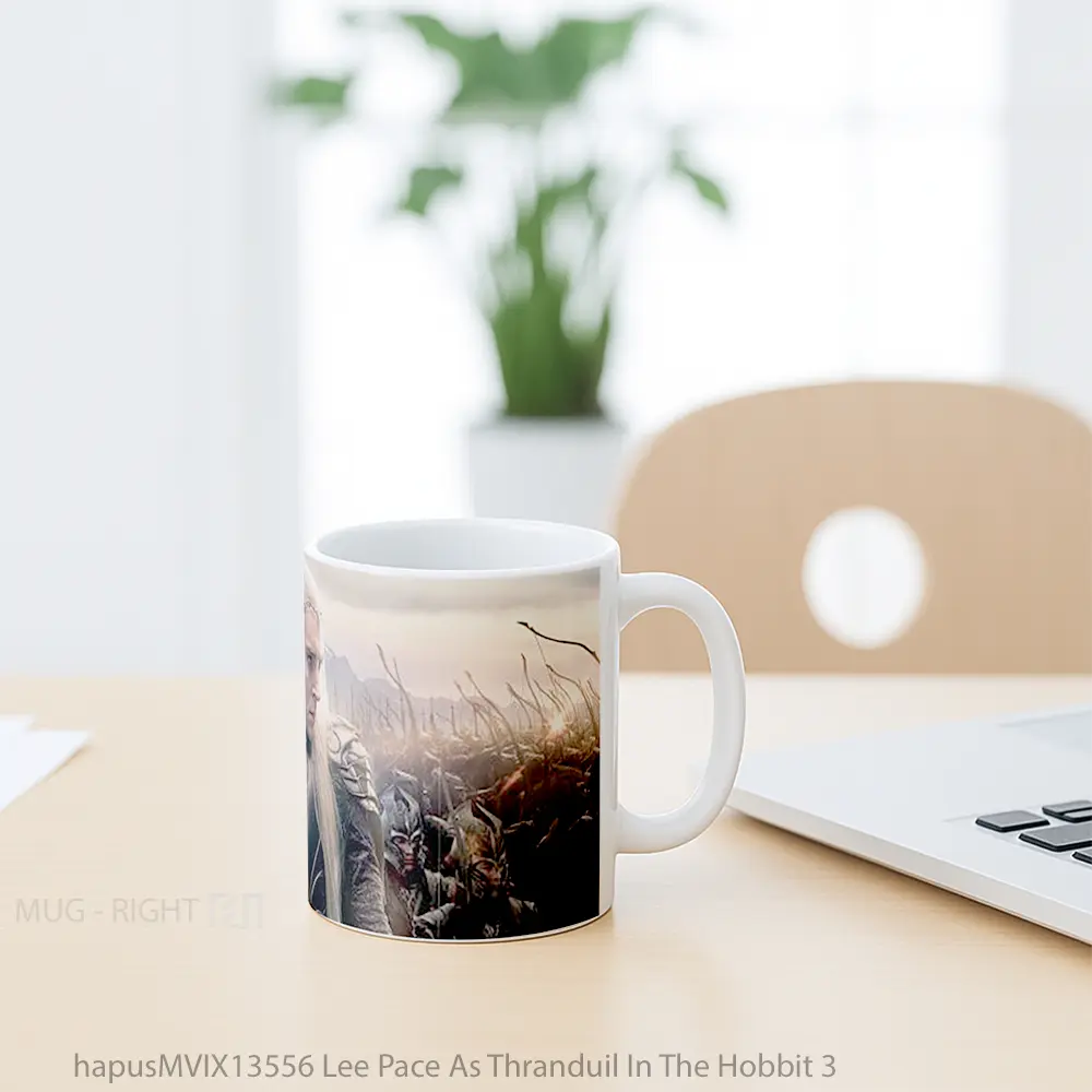 Mug Lee Pace As Thranduil In The Hobbit 3 Gelas Film - All-side / Desain