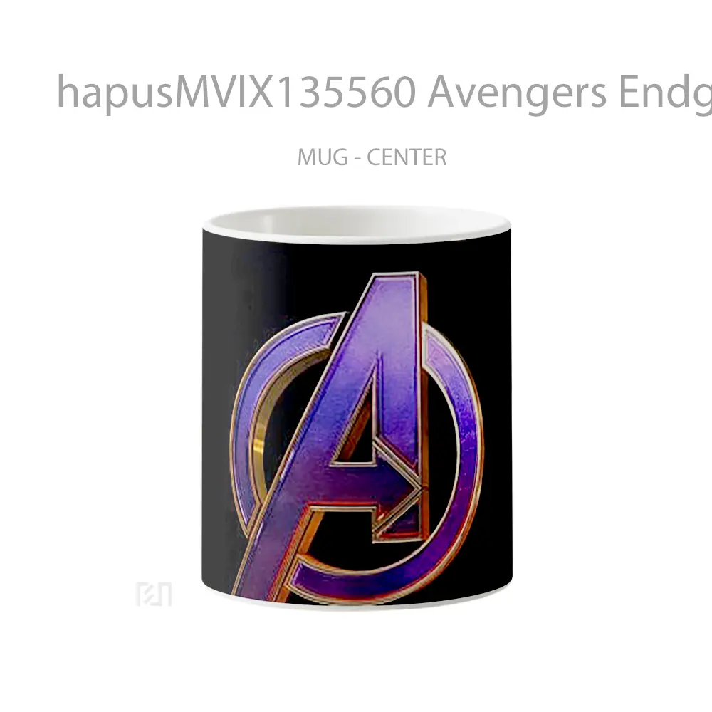 Mug Avengers Endgame Logo Gelas Superhero