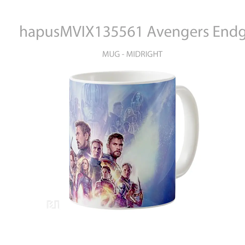 Mug Avengers Endgame V4 Gelas Superhero - All-side / Desain
