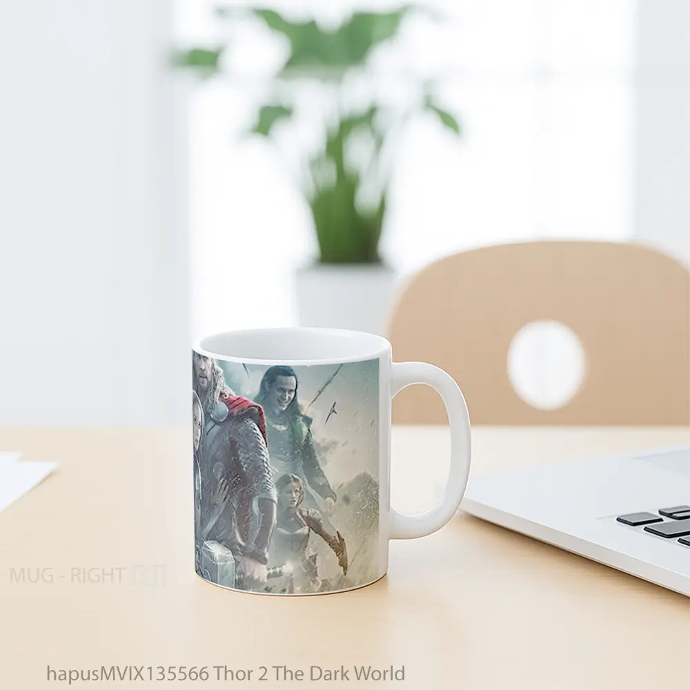 Mug Thor 2 The Dark World Gelas Superhero - All-side / Desain