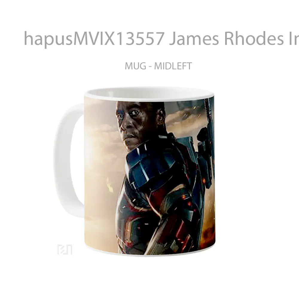 Mug James Rhodes In Iron Man 3 Gelas Superhero - All-side / Desain