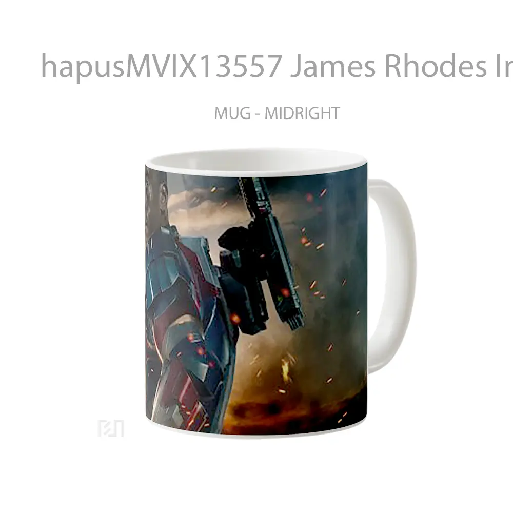 Mug James Rhodes In Iron Man 3 Gelas Superhero - All-side / Desain