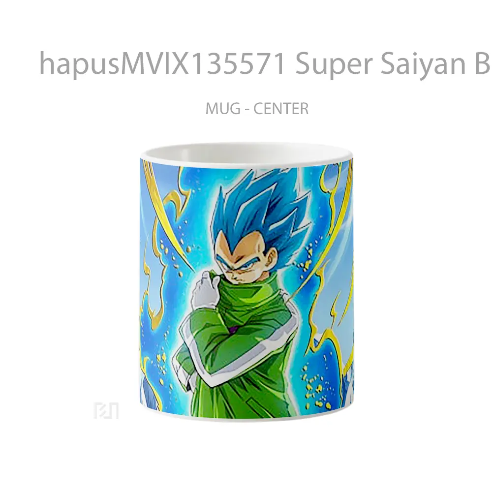Mug Super Saiyan Blue Vegeta Dragon Ball Super Cangkir Anime