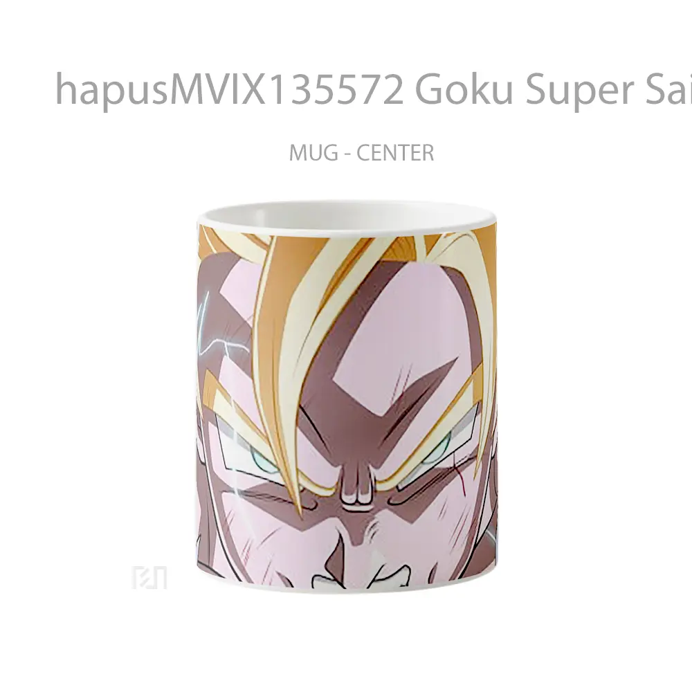 Mug Goku Super Saiyan Dragon Ball Cangkir Anime