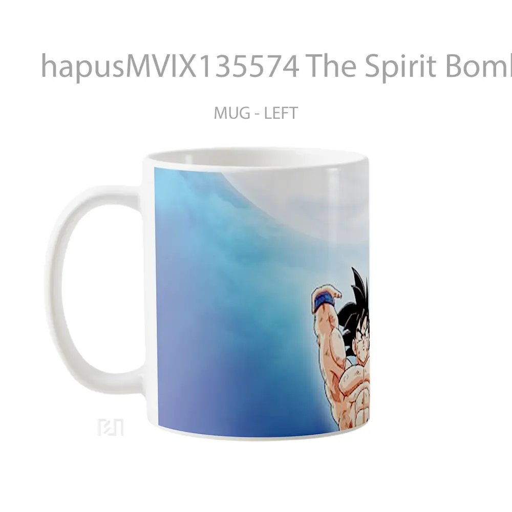 Mug The Spirit Bomb Goku Dragon Ball Cangkir Anime - All-side / Desain