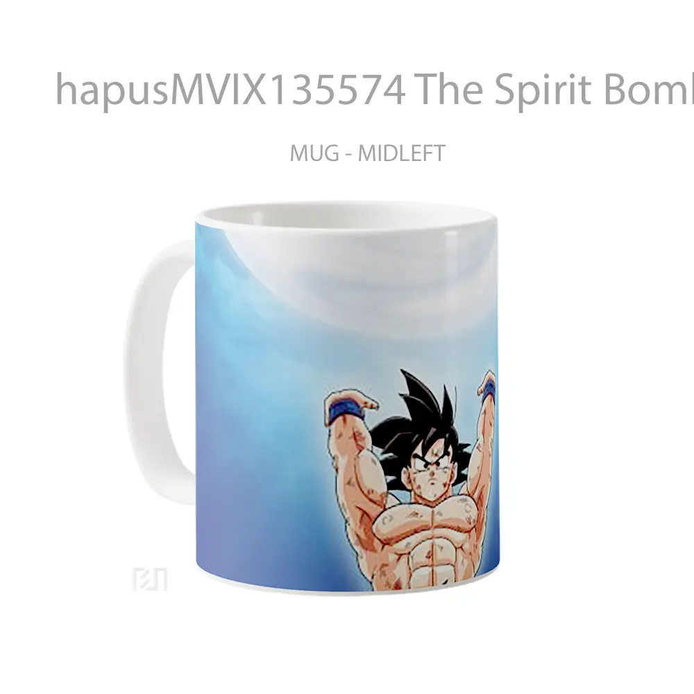 Mug The Spirit Bomb Goku Dragon Ball Cangkir Anime - All-side / Desain