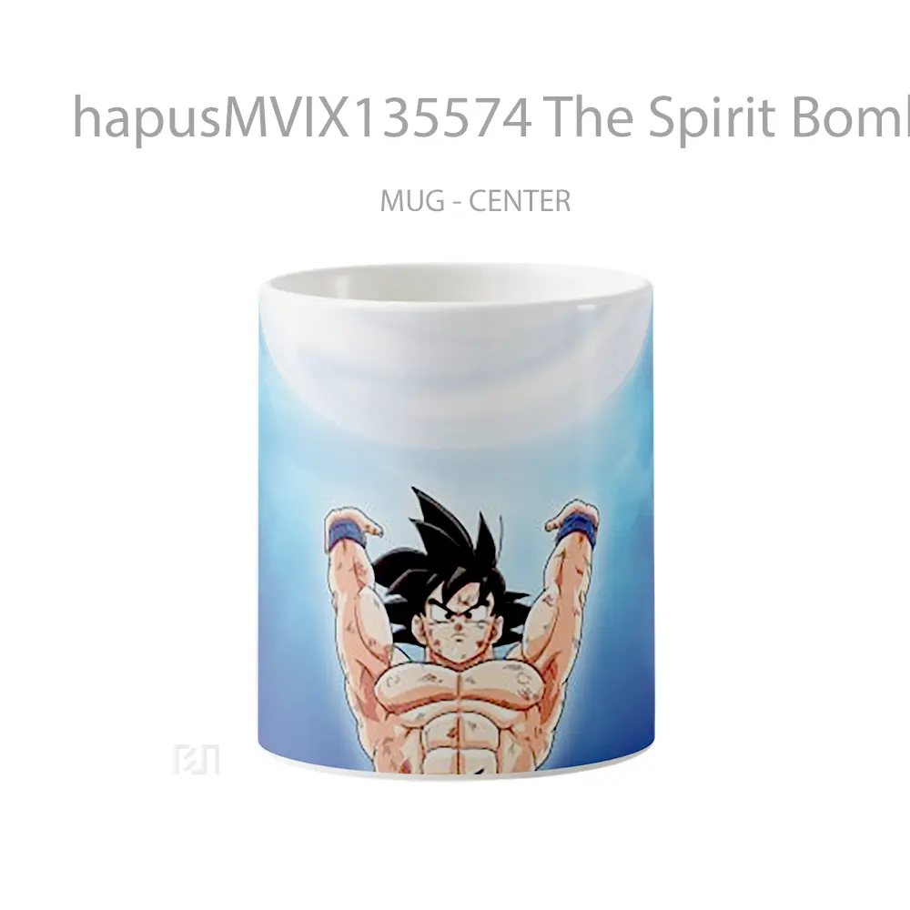 Mug The Spirit Bomb Goku Dragon Ball Cangkir Anime