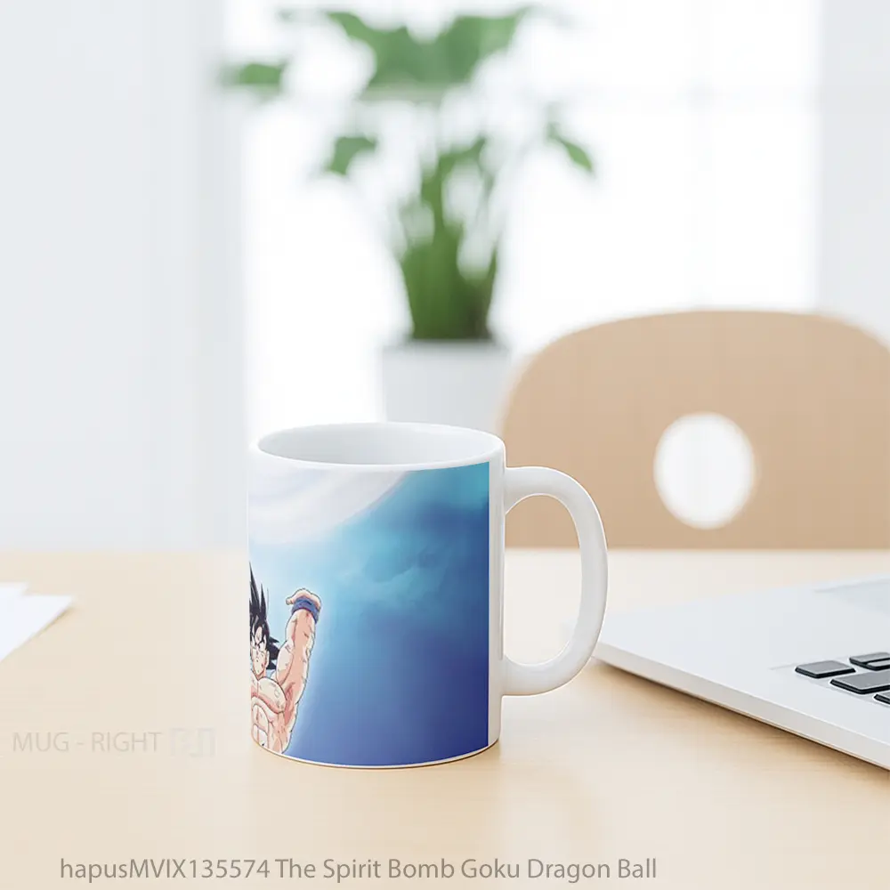 Mug The Spirit Bomb Goku Dragon Ball Cangkir Anime - All-side / Desain