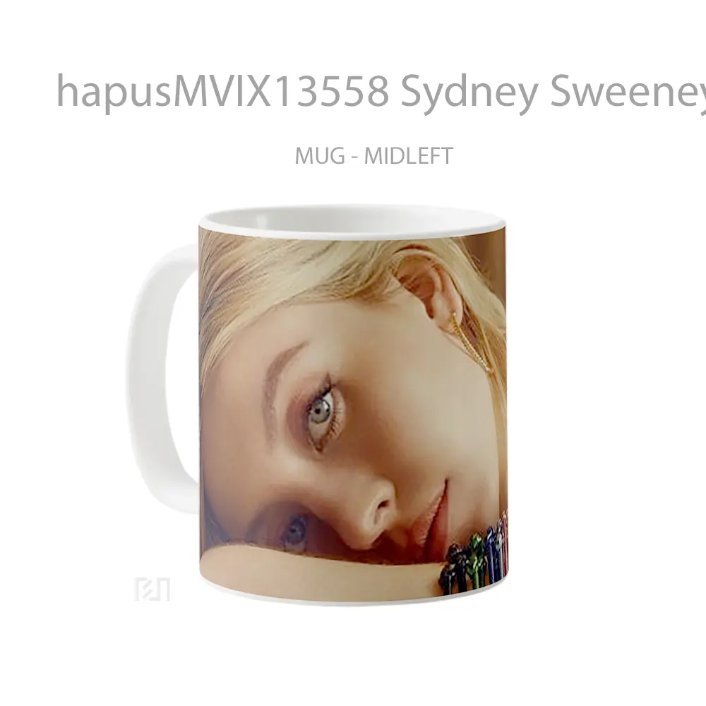 Mug Sydney Sweeney V1 Gelas Keramik Unik - All-side / Desain