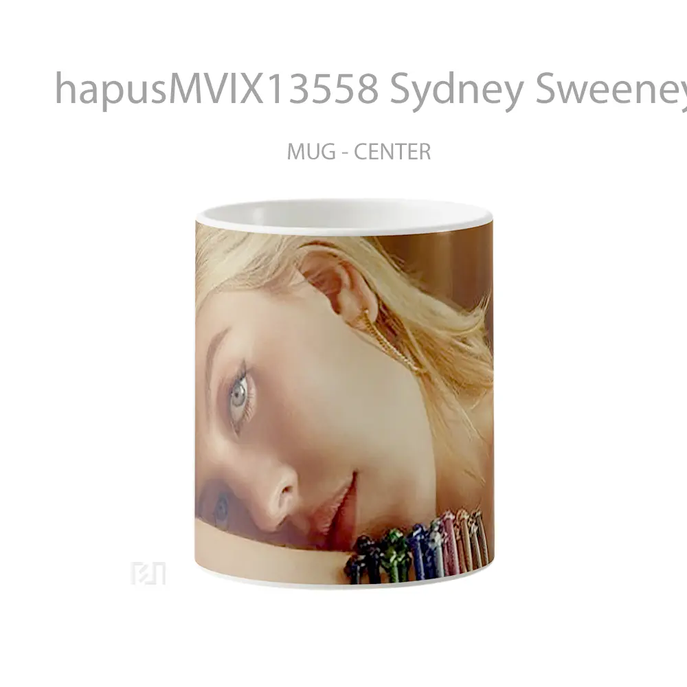 Mug Sydney Sweeney V1 Gelas Keramik Unik