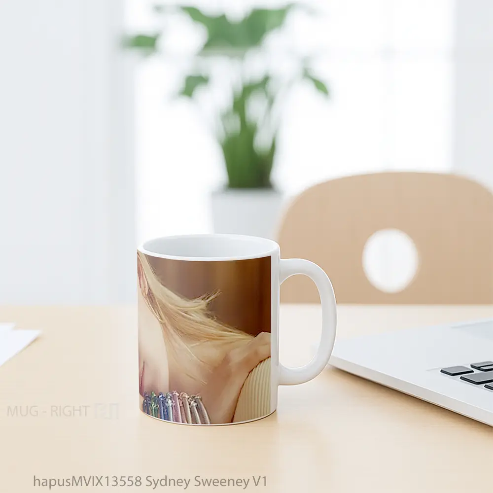 Mug Sydney Sweeney V1 Gelas Keramik Unik - All-side / Desain