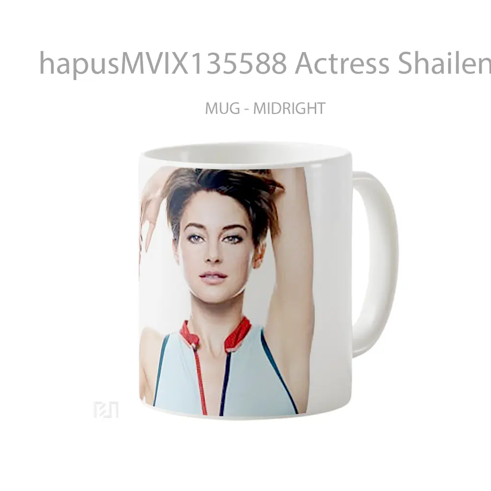 Mug Actress Shailene Woodley Gelas Keramik Unik - All-side / Desain