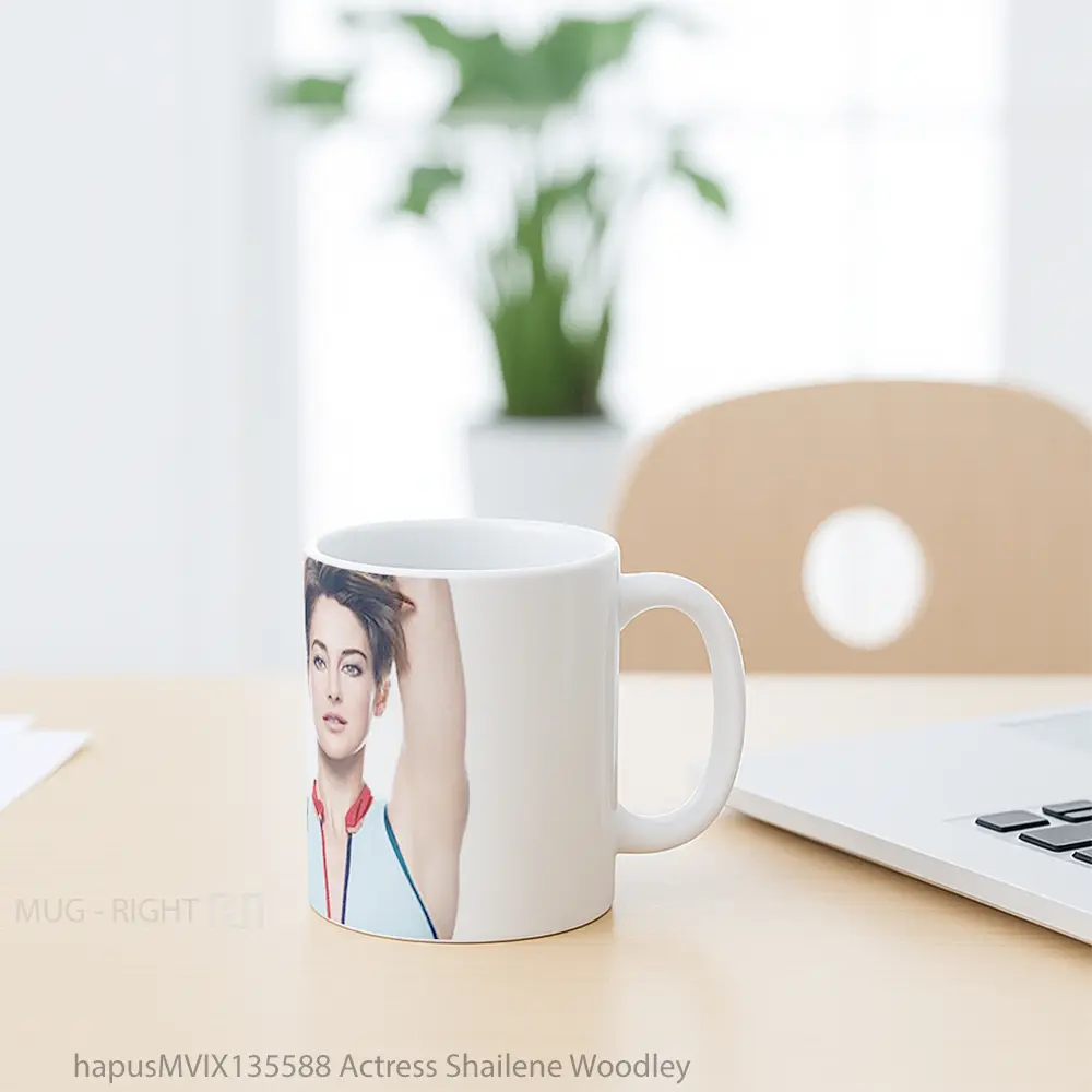 Mug Actress Shailene Woodley Gelas Keramik Unik - All-side / Desain