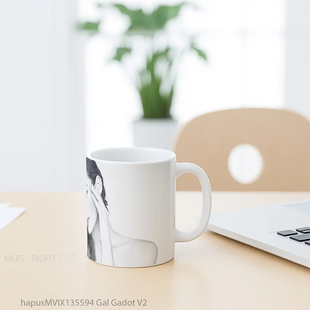Mug Gal Gadot V2 Gelas Selebriti - All-side / Desain