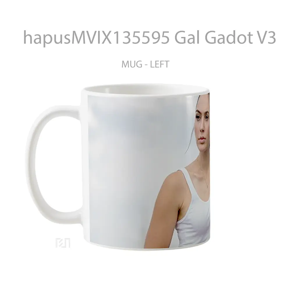 Mug Gal Gadot V3 Gelas Selebriti - All-side / Desain