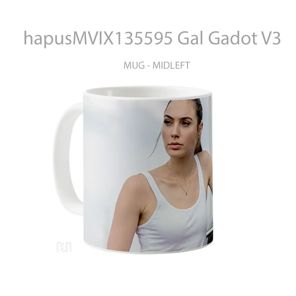Mug Gal Gadot V3 Gelas Selebriti - All-side / Desain