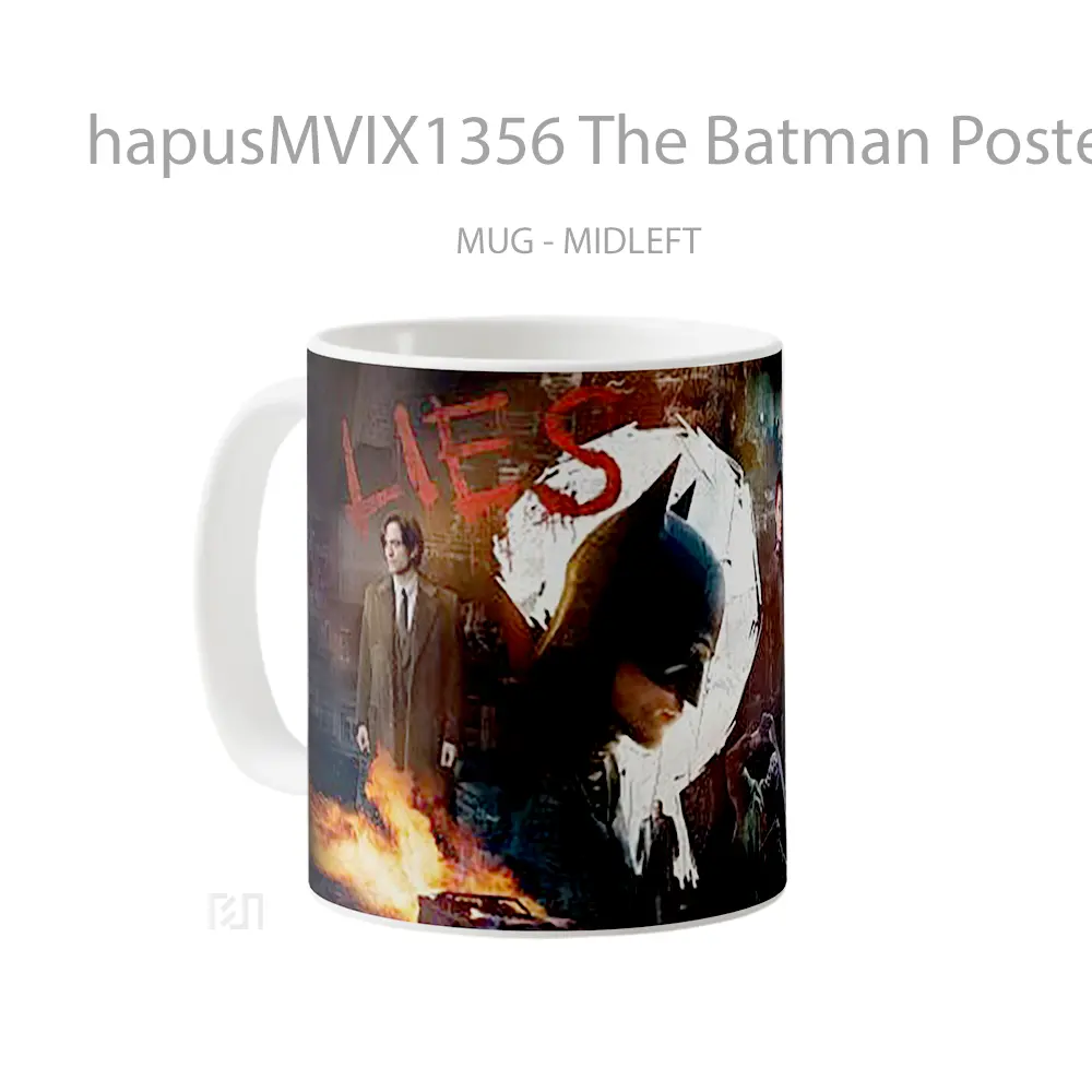 Mug The Batman Poster Japan Gelas Superhero - All-side / Desain