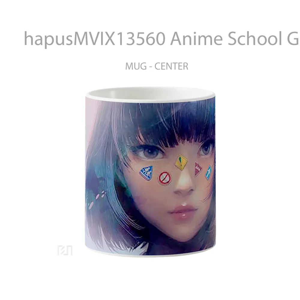 Mug Anime School Girl Cangkir Anime