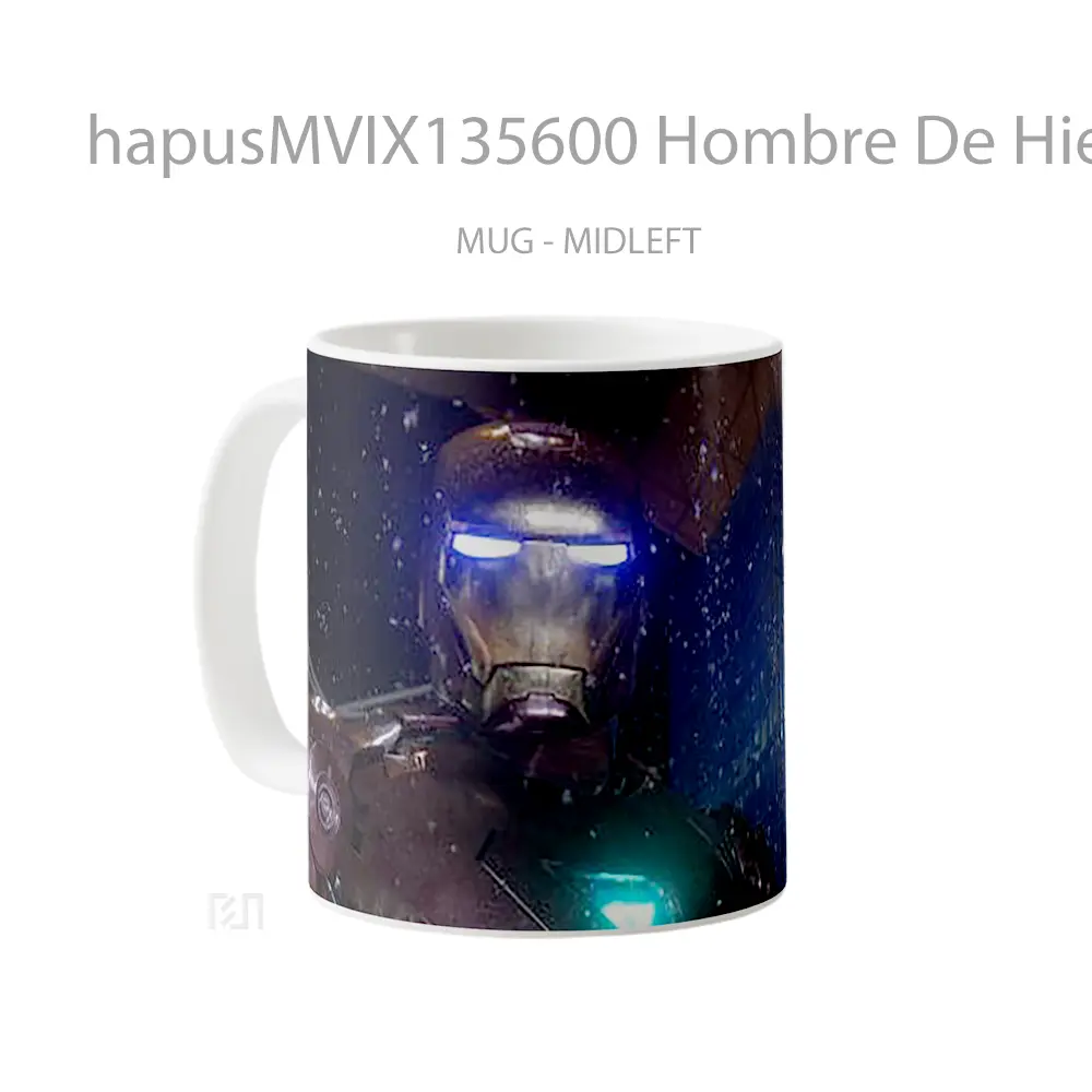 Mug Hombre De Hierro V3 Gelas Keramik Unik - All-side / Desain