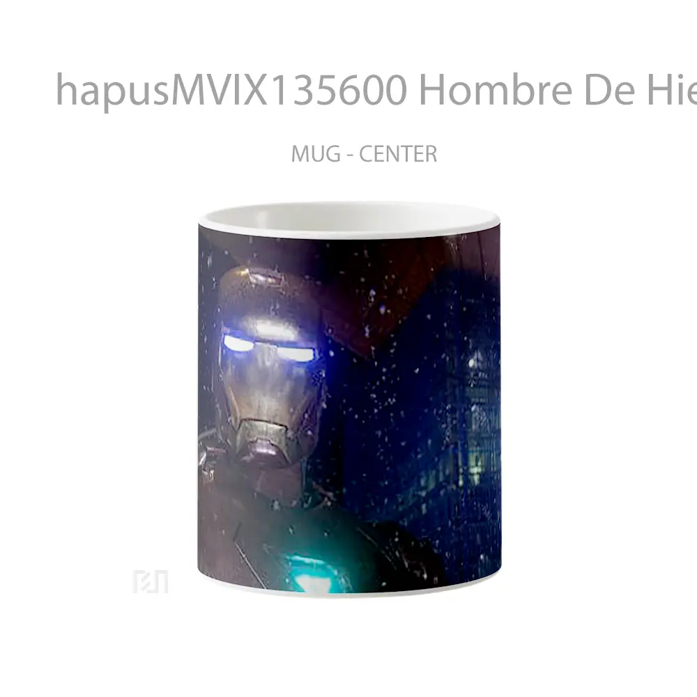Mug Hombre De Hierro V3 Gelas Keramik Unik