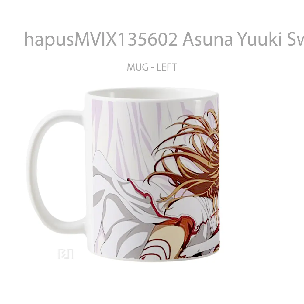 Mug Asuna Yuuki Sword Art Online V1 Cangkir Anime - All-side / Desain