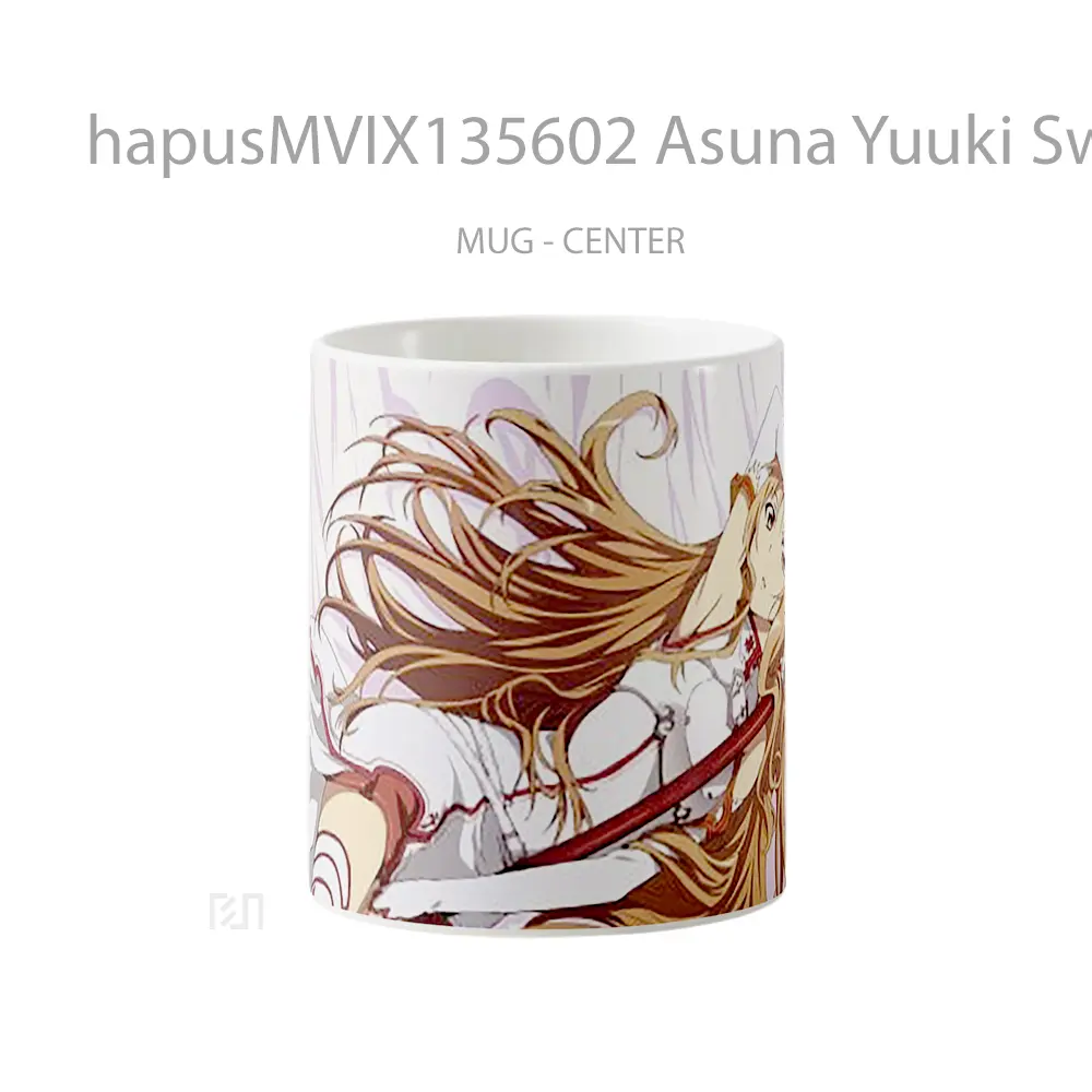 Mug Asuna Yuuki Sword Art Online V1 Cangkir Anime