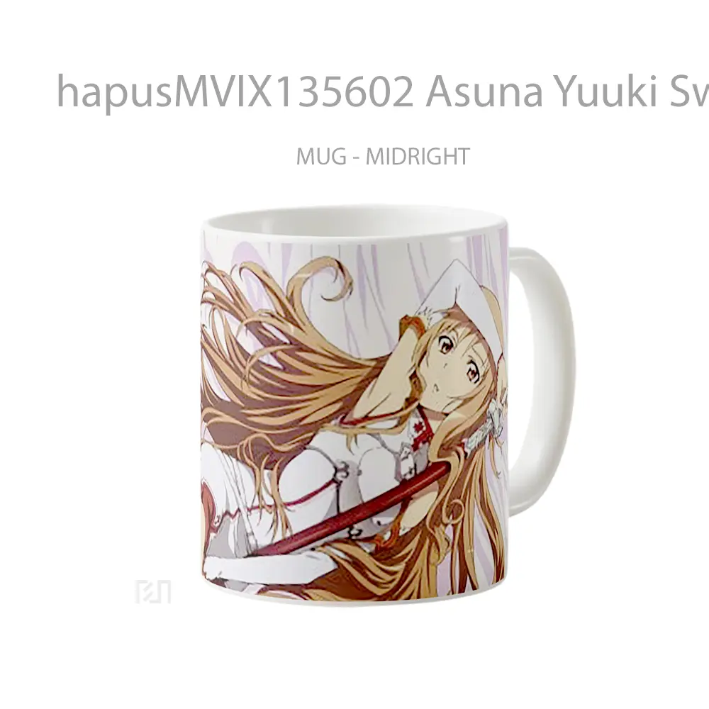 Mug Asuna Yuuki Sword Art Online V1 Cangkir Anime - All-side / Desain