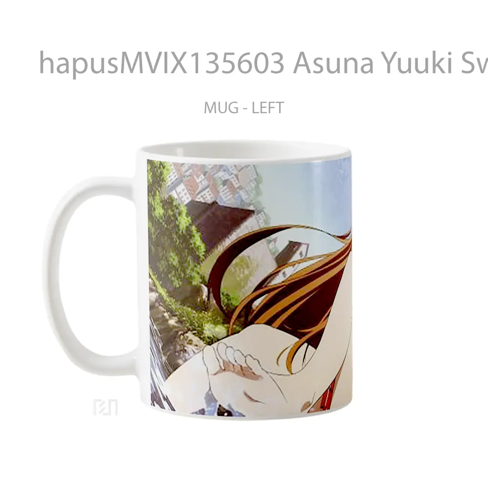 Mug Asuna Yuuki Sword Art Online V2 Cangkir Anime - All-side / Desain
