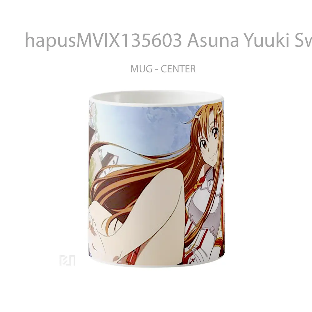 Mug Asuna Yuuki Sword Art Online V2 Cangkir Anime