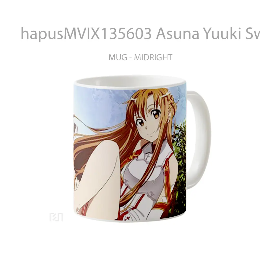 Mug Asuna Yuuki Sword Art Online V2 Cangkir Anime - All-side / Desain