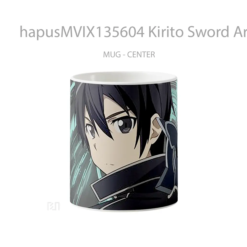 Mug Kirito Sword Art Online V1 Cangkir Anime